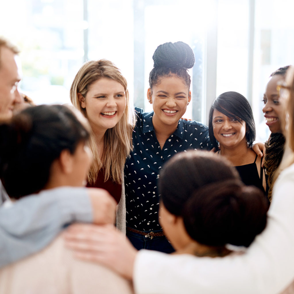 Group huddle